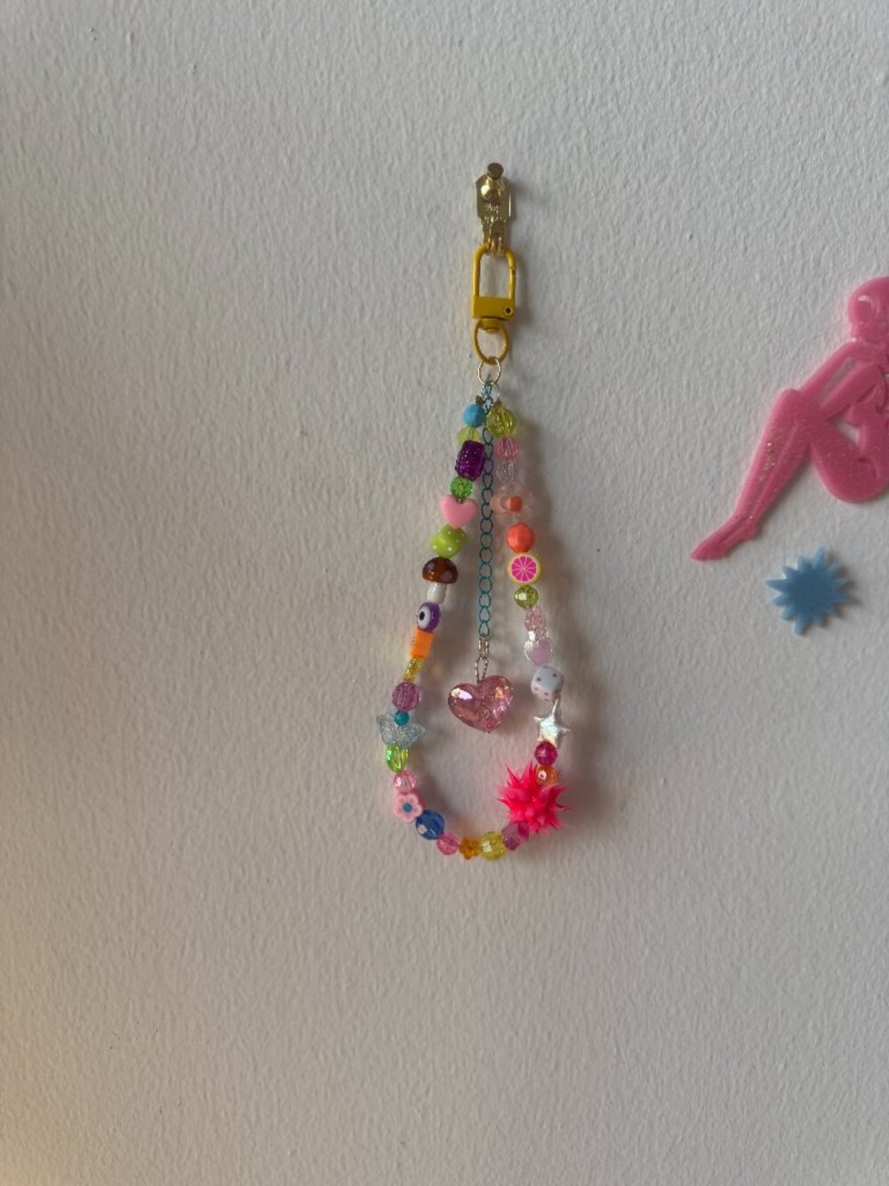 THE LIBRA CRYSTAL HEART BAG CHARM